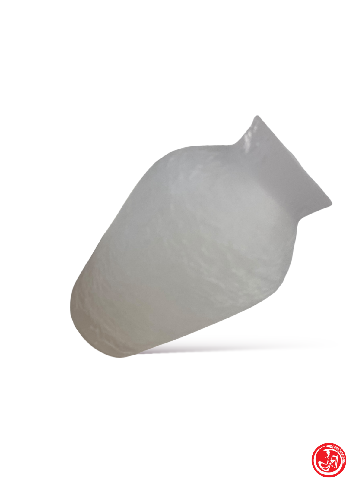 Satin glass vase