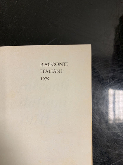 libro - Racconti Italiani 1970