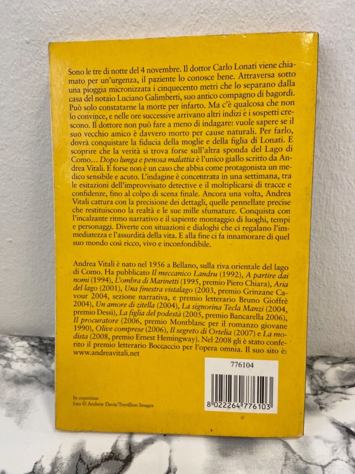 Andrea Vitali - Après une longue et douloureuse maladie