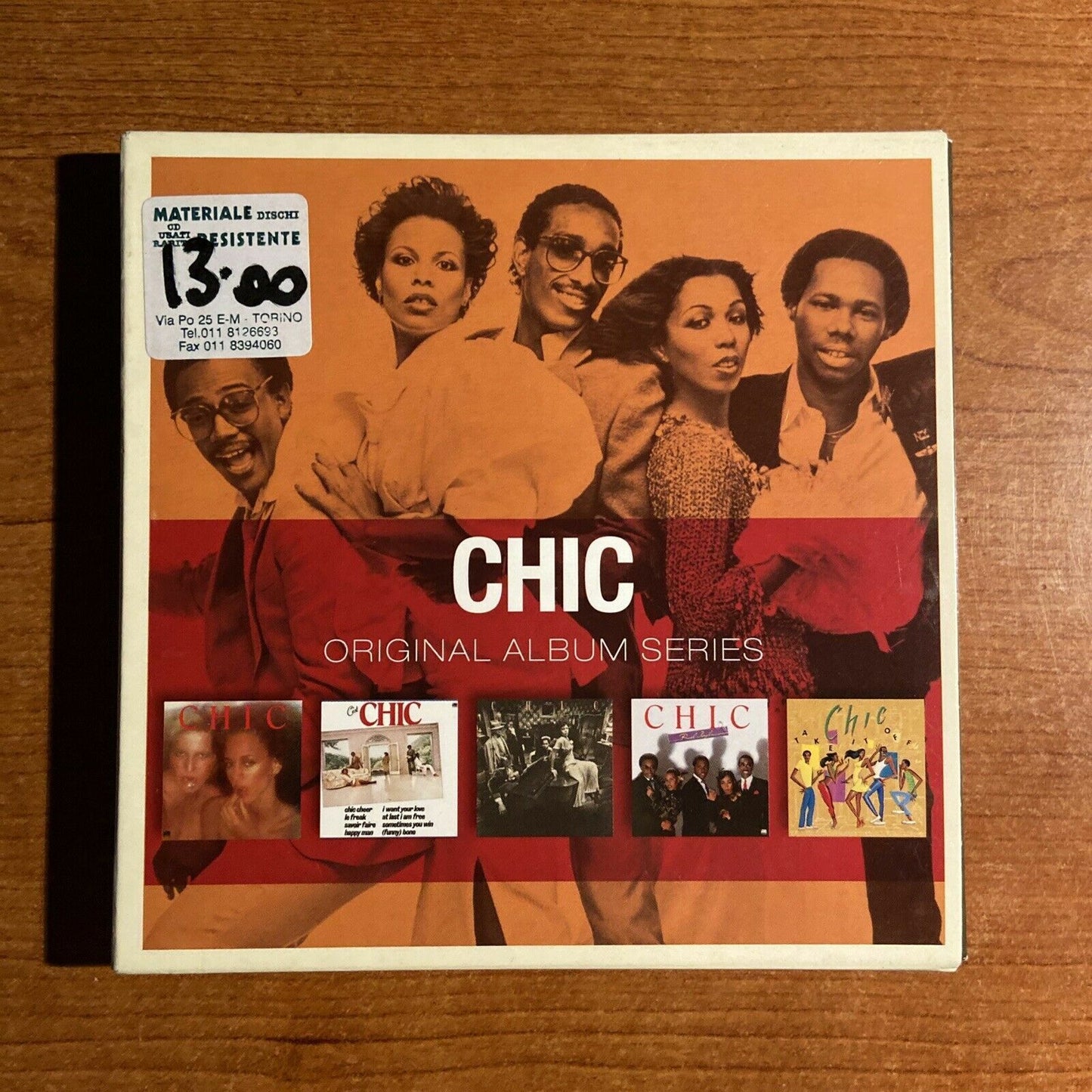 CHIC - SÉRIE D'ALBUM ORIGINAL (ENSEMBLE D'ALBUM 5CD 2011) 