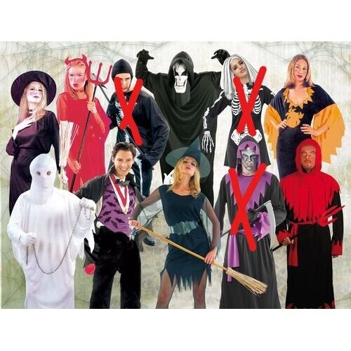 COSTUMI ASSORTITI PER ADULTI HALLOWEEN