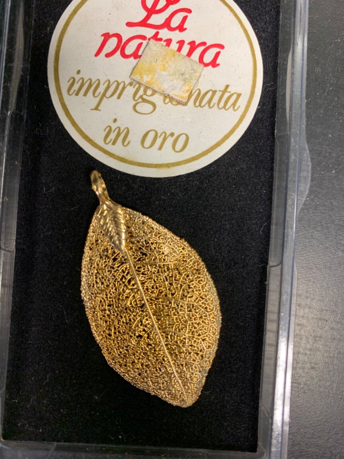 Ciondoli miracoli della natura placcata oro 24k