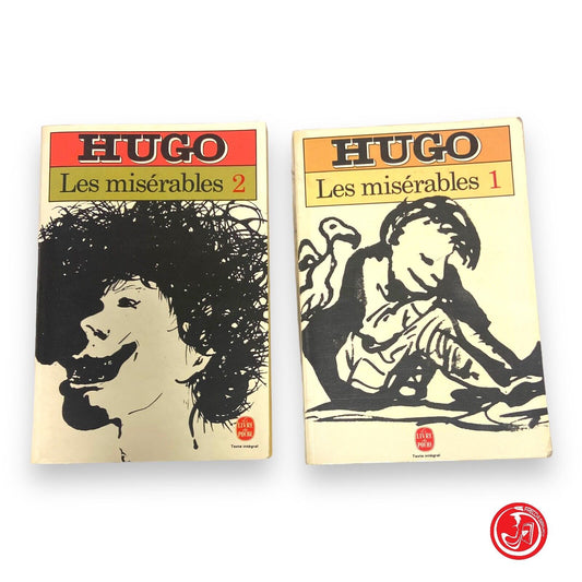 Les misérables volumes 1 and 2 - Hugo - Librairie Générale Française, 1972 