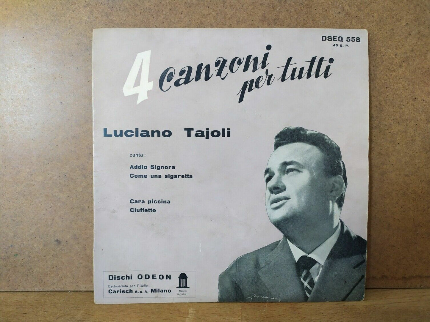 Luciano Tajoli – 4 Canzoni Per Tutti