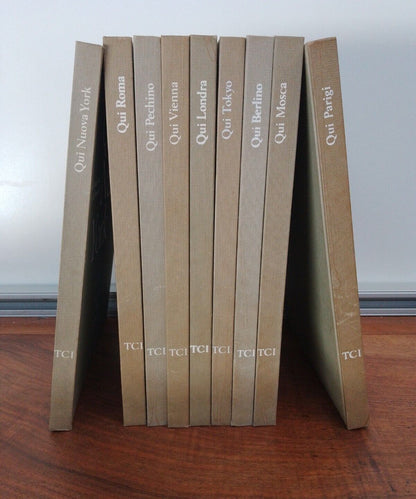 Grandes villes du monde - 9 volumes - Touring Club Italiano - 1969