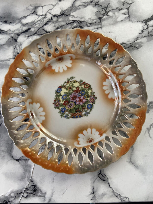 Glamor Serving Plate Service - Orange Pearl Effect