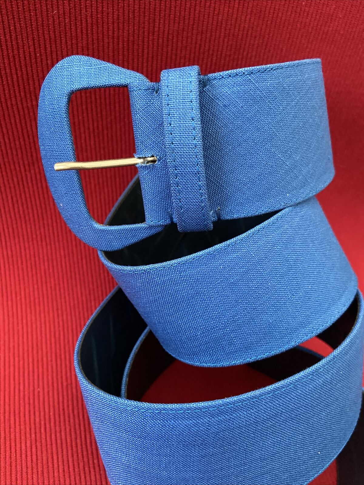 Wide Blue Belt