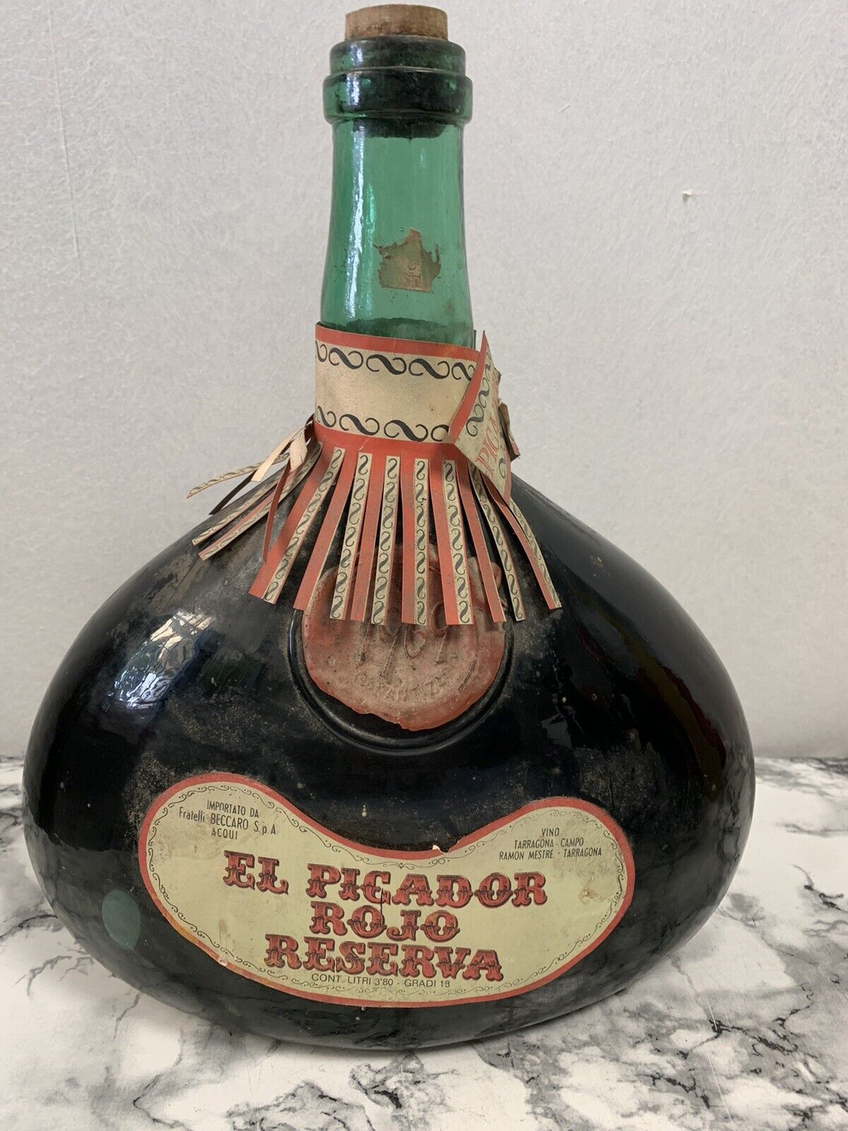 Bottle El Picador Rojo Reserva 1969