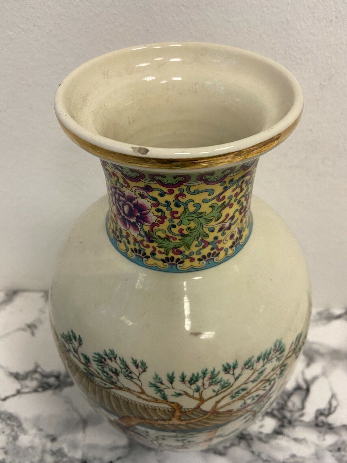 Oriental porcelain vase