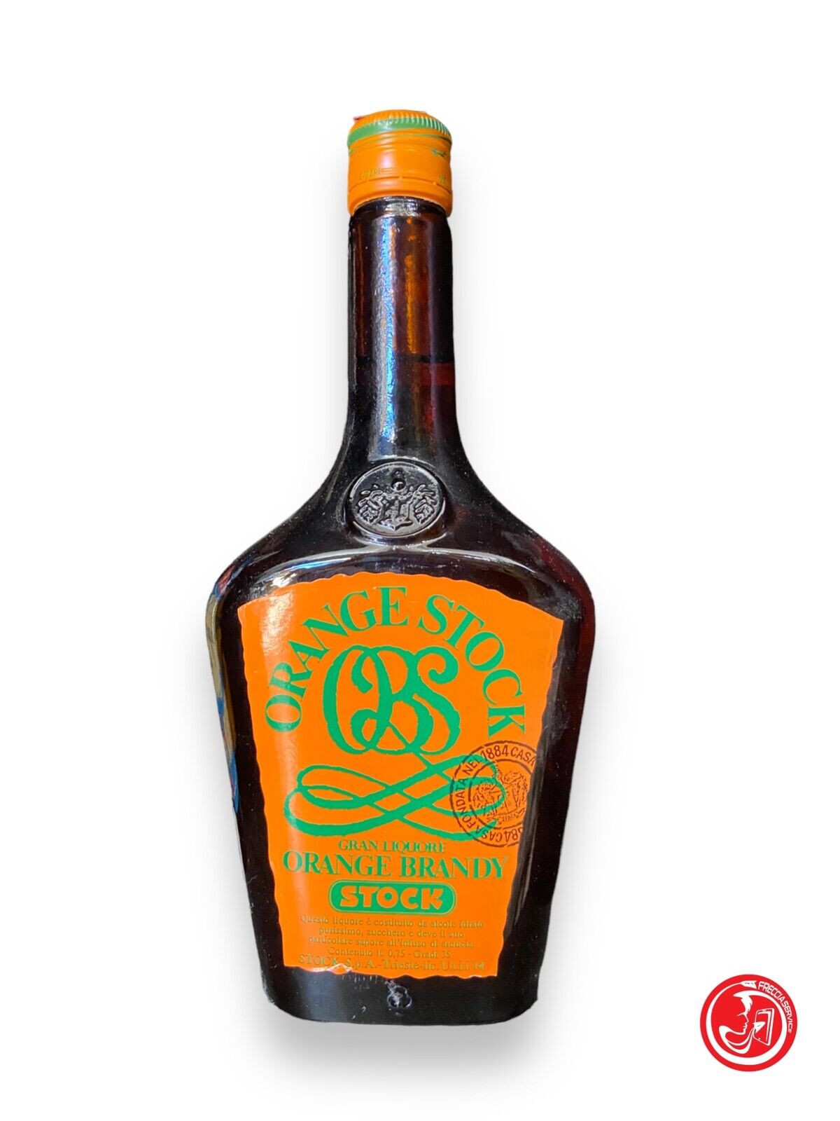 Bouteille de liqueur de brandy Gran Orange 