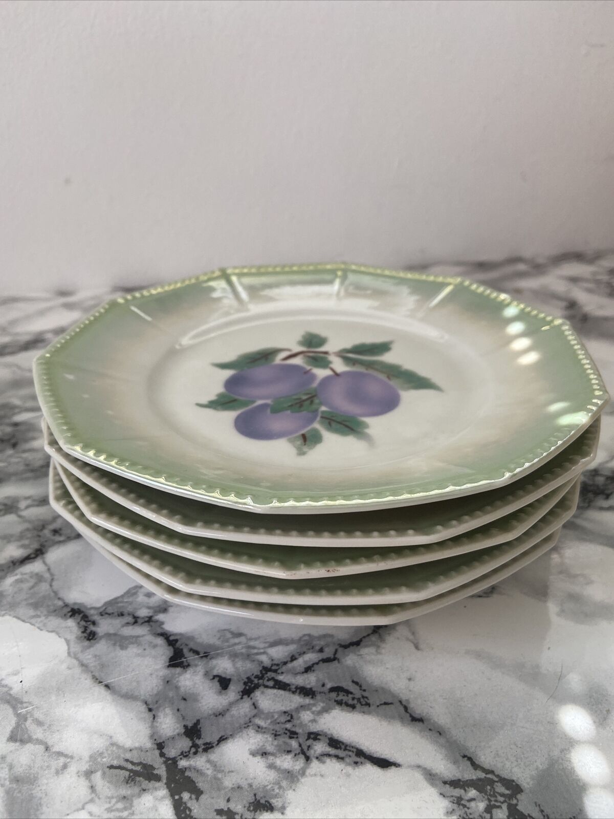 Glamor Serving Plates - Pearl Effect