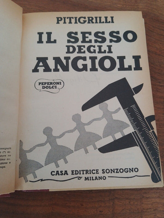 The sex of angels, Pitigrilli, Sonzogno, 1952