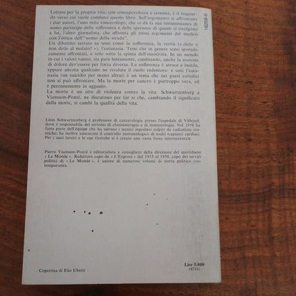 Let's change death, Léon Schwartzenberg, Pierre V.Ponté, Mondadori, 1979