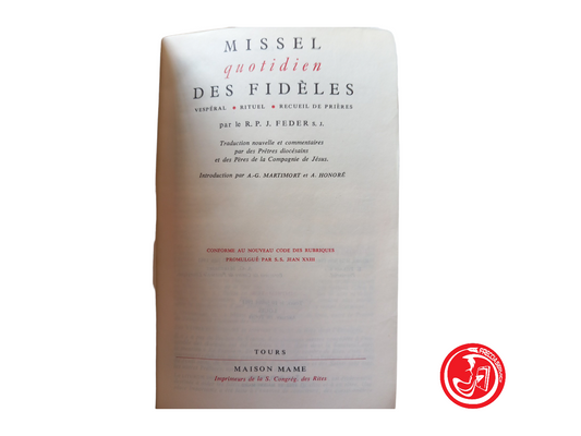 Missel du Peuple de Dieu 1972