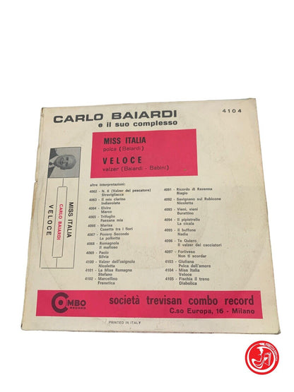 Carlo Baiardi - Miss Italia / Veloce