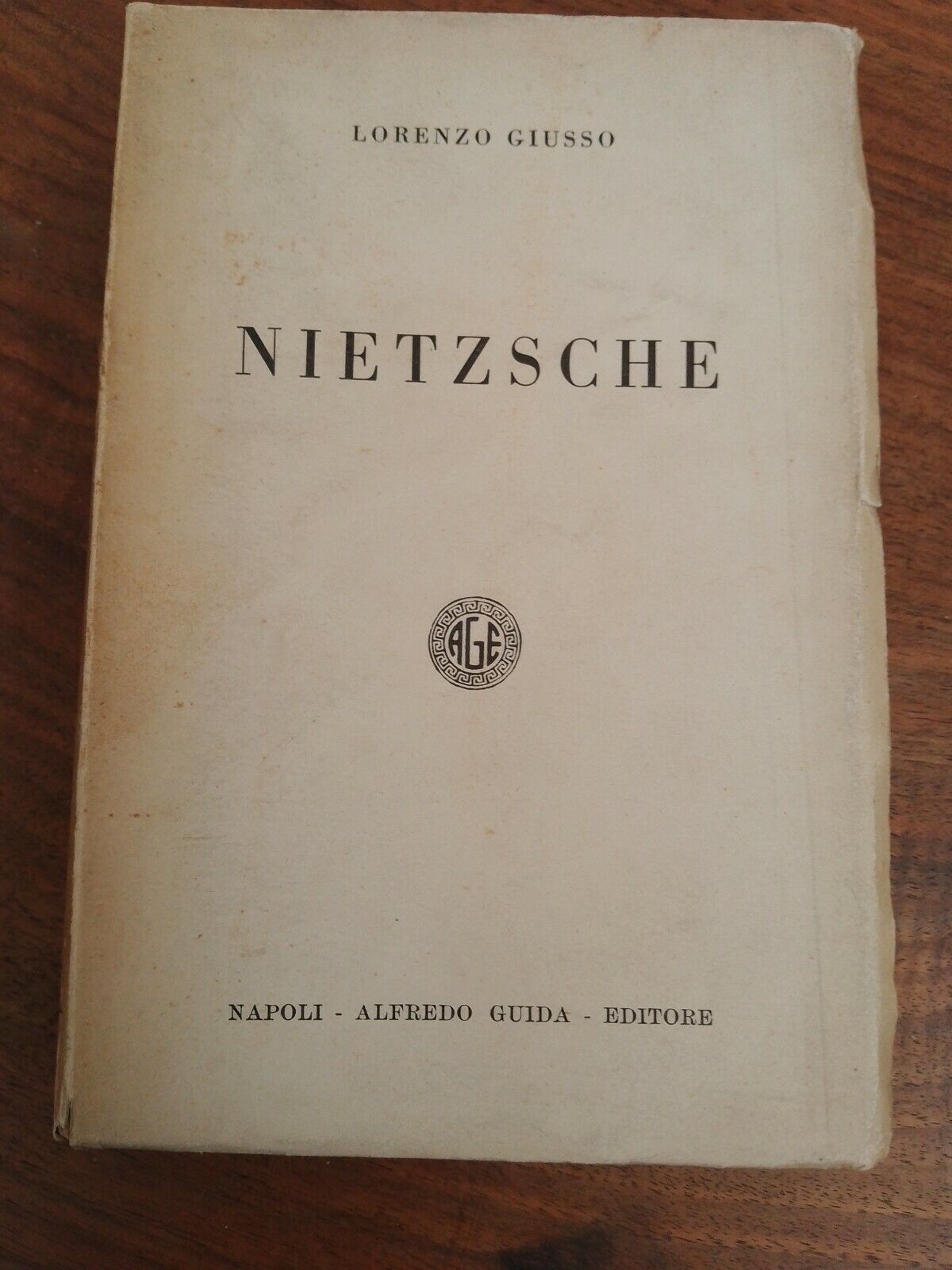 Nietzsche, L. Giusso, Guide Ed., 1936