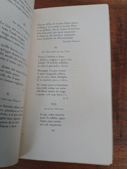 LYRIC ANTHOLOGY by H. Heine, 1934 Mondadori first edition