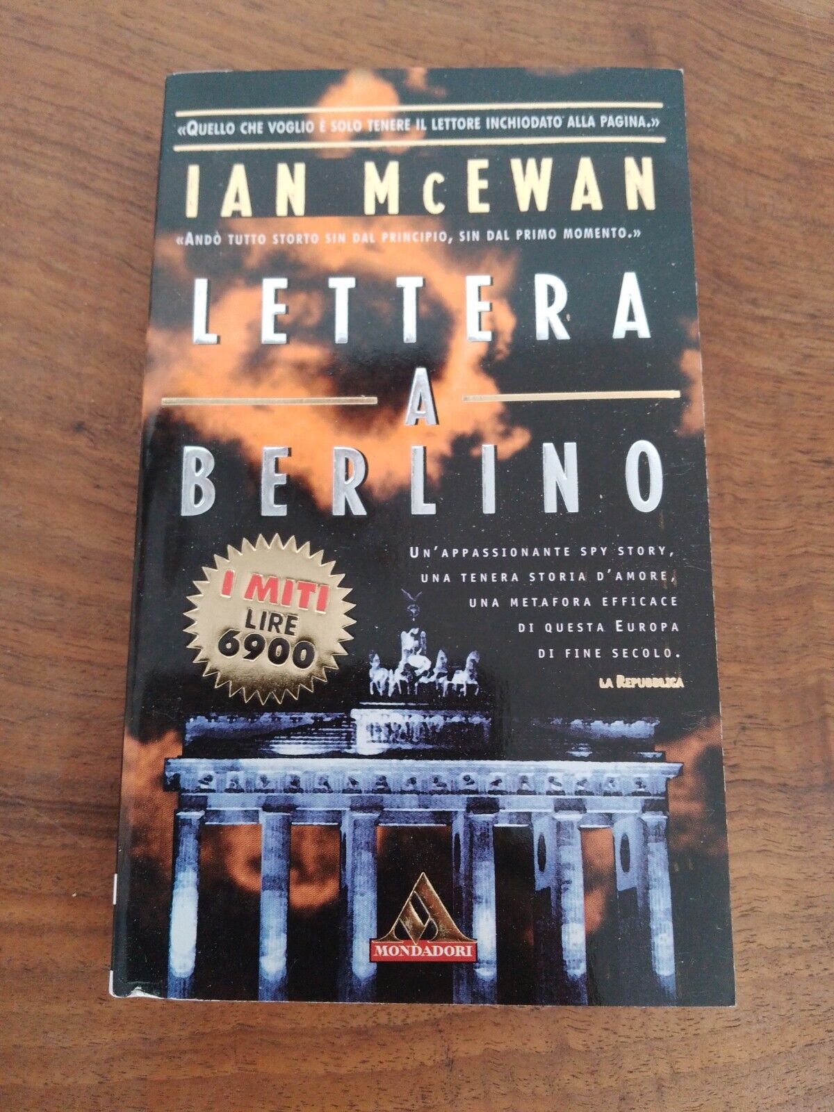 LETTERA A BERLINO - Ian McEwan -  1997 I Miti Mondadori Tascabile