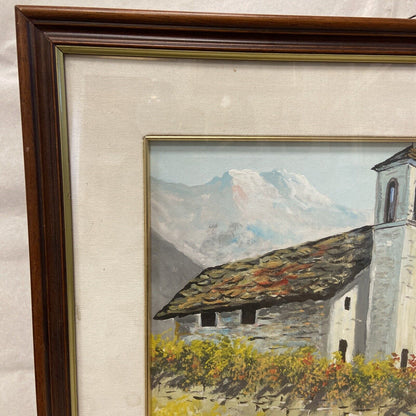 Dipinto Olio Su Tela Firmato Giulietti