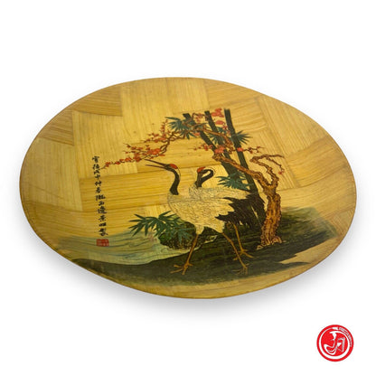 Coppia di piatti in bamboo - Made in Taiwan