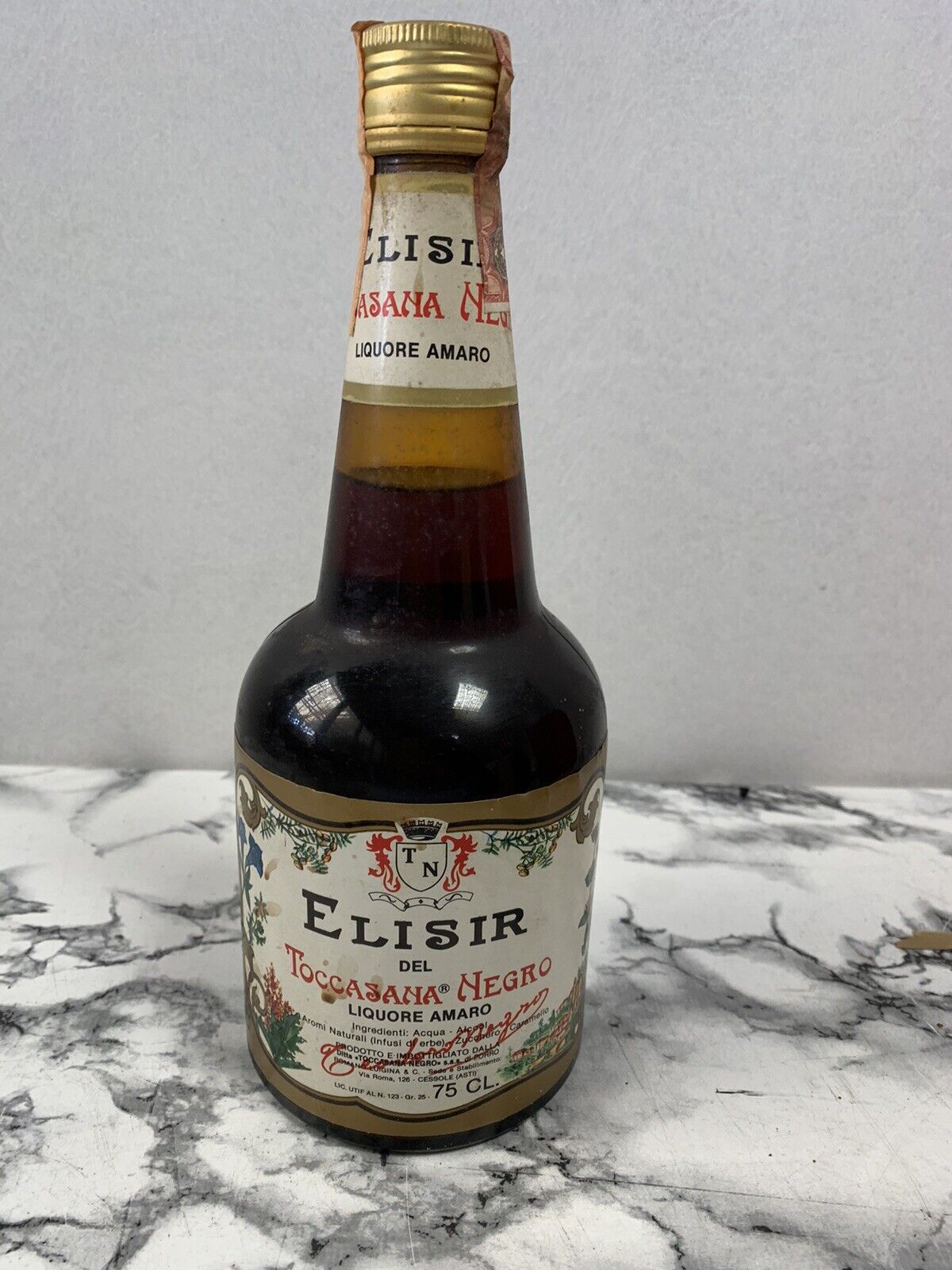 Bottiglia Elisir del Toccasana Negro - Liquore Amaro