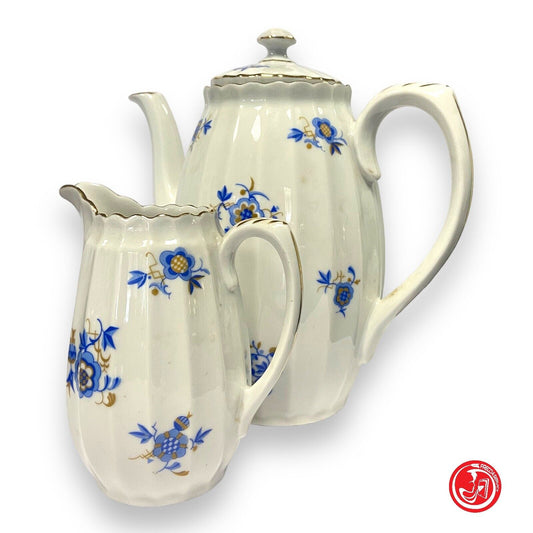 Württemberg ceramic teapot and milk jug