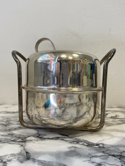 Silver plated ice bucket