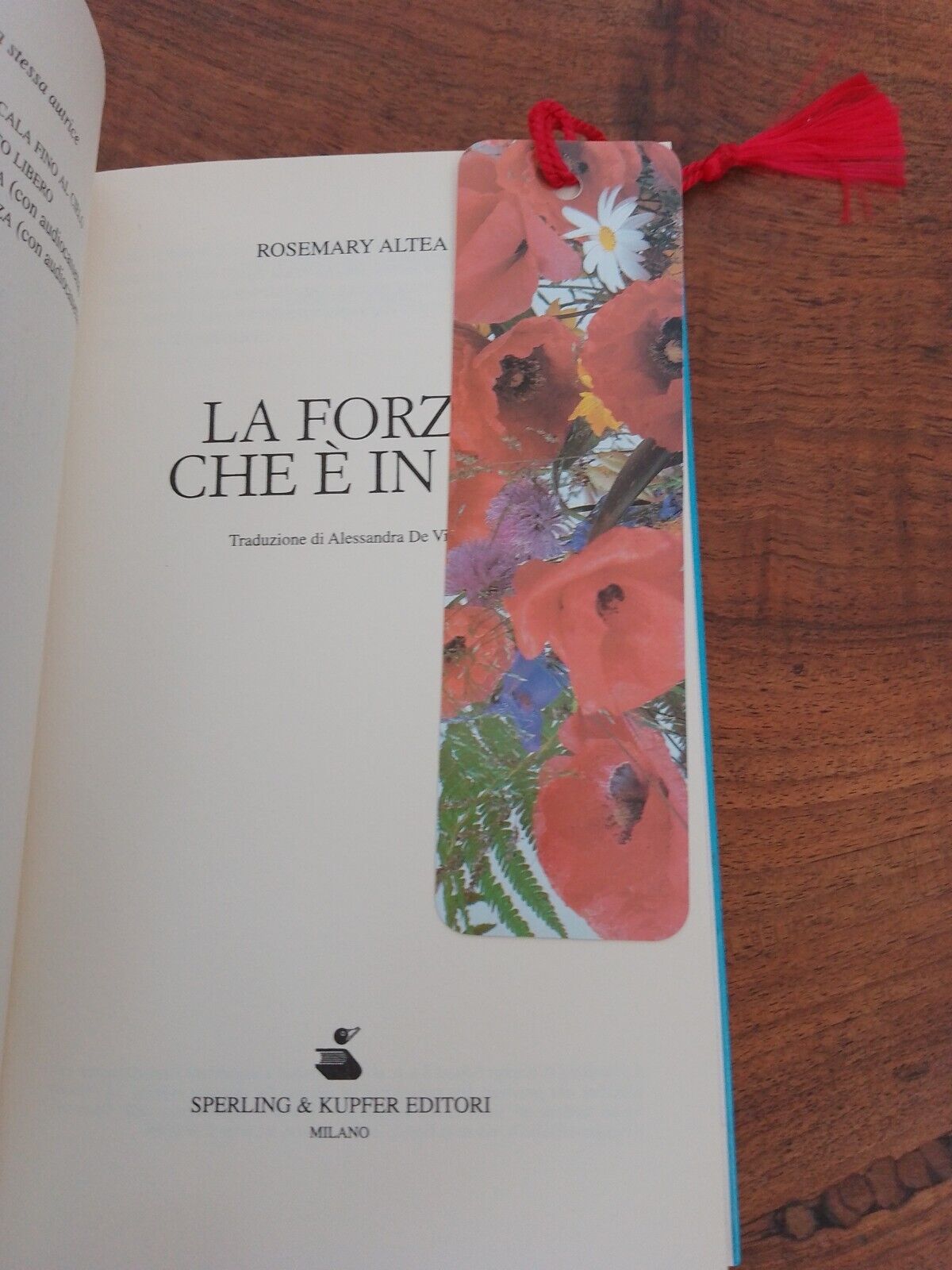 La force qui est en vous - Romarin Altea - Sperling &amp; Kupfer + marque-page floral