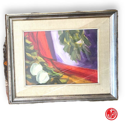 Dipinto olio su tela Sergio Putatti 1964 "Colori ed armonia"