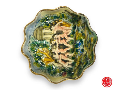 Capodimonte ceramic plate 