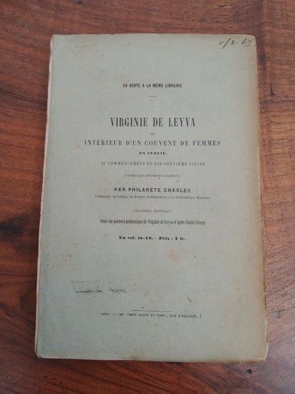 Galileo Galilei, sa vie, son procès et ses contemporains, Chasles, 1862