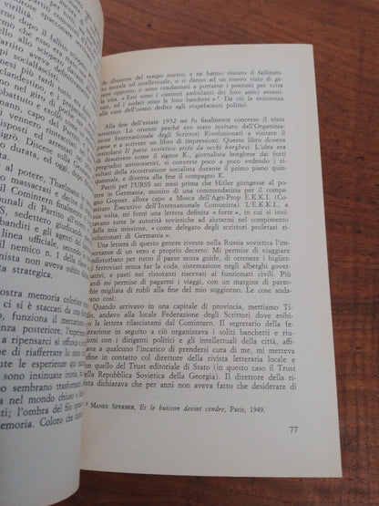 Il dio che è fallito,Gide-Fischer-Koestler- Silone-Spender-Wright, Bompiani 1980