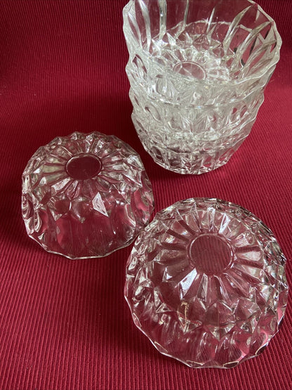 Tray and 6 Crystal Glass Cups