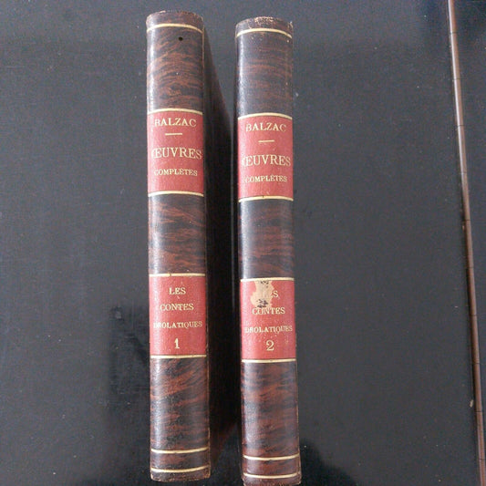 Les contes drolatiques, H. De Balzac, éd. Calmann Lévy 1892, 2 volumes