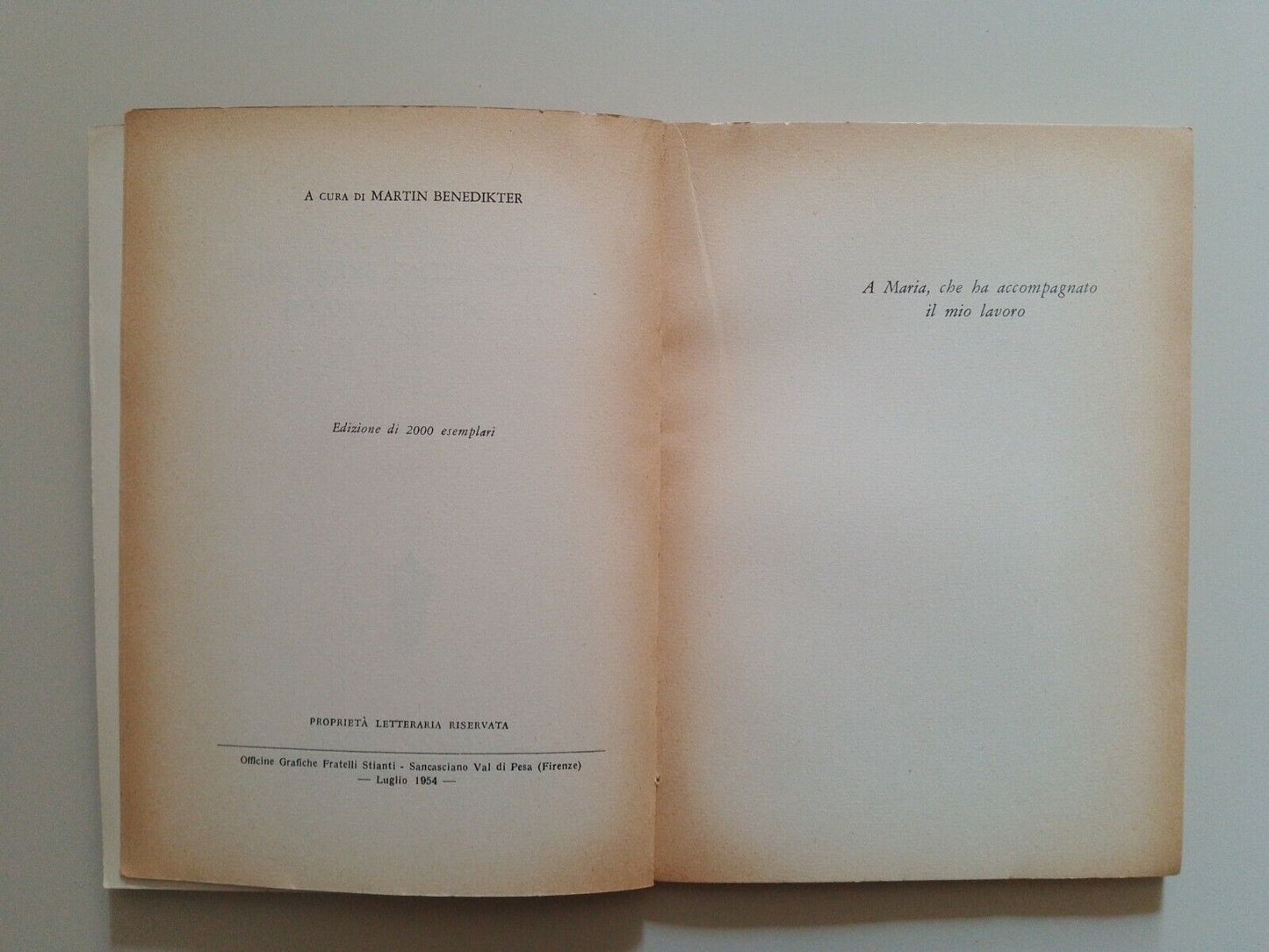 Twenty short Chinese quatrains of the T'ang period, edited by M. Benedikter, 1954