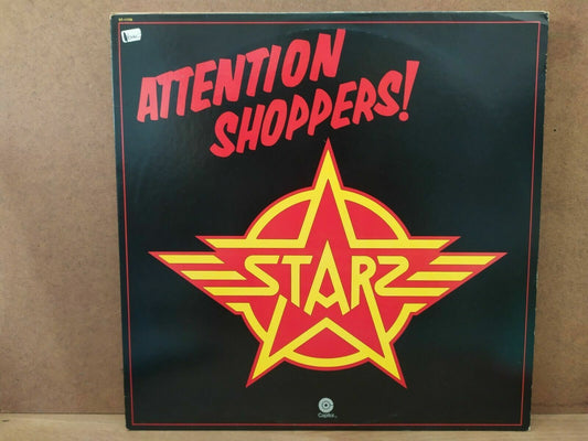 STARZ - Attention Shoppers! 12" Vinyl Record 1978