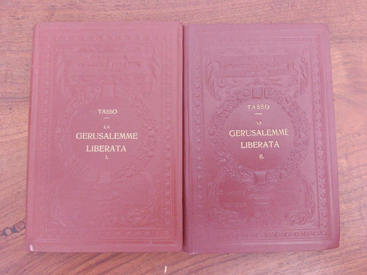 La Gerusalemme liberata, T.Tasso, 2 Volumi, UTET 1929