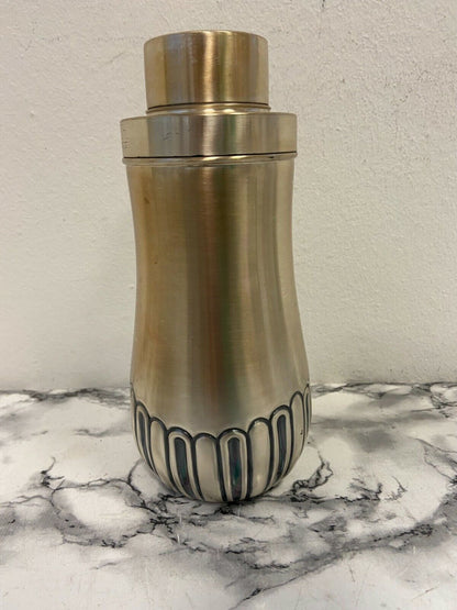 Macabo stainless steel cocktail shaker by Aldo Tura, Italy, 1950s