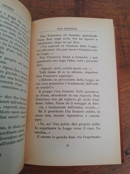 Don Giovanni di Azorin, a cura di A. Dabini,  Bompiani, 1943