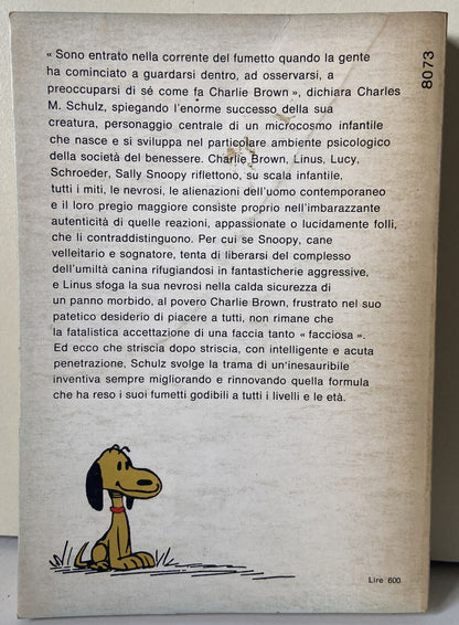 Il bambino a una dimensione - Charles M. Schulz /  Mondadori, 1968