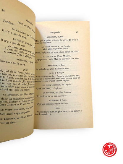 Rhinocéros - Ionesco - Éditions Gallimard, 1959