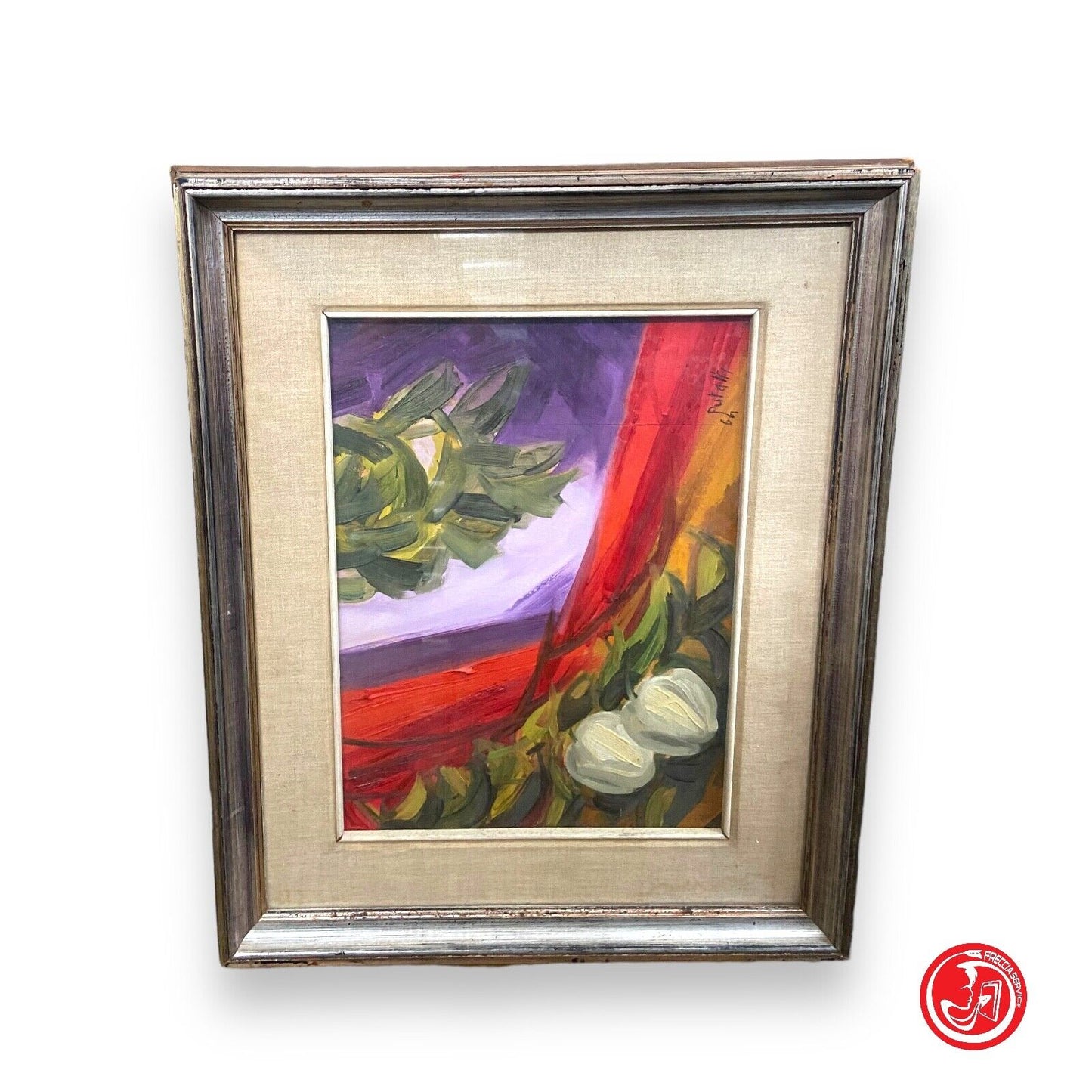 Dipinto olio su tela Sergio Putatti 1964 "Colori ed armonia"