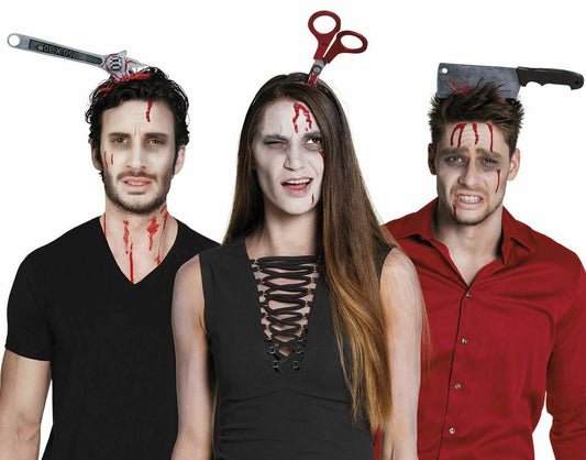 CERCHIETTO ATTREZZI TRAFITTI HALLOWEEN