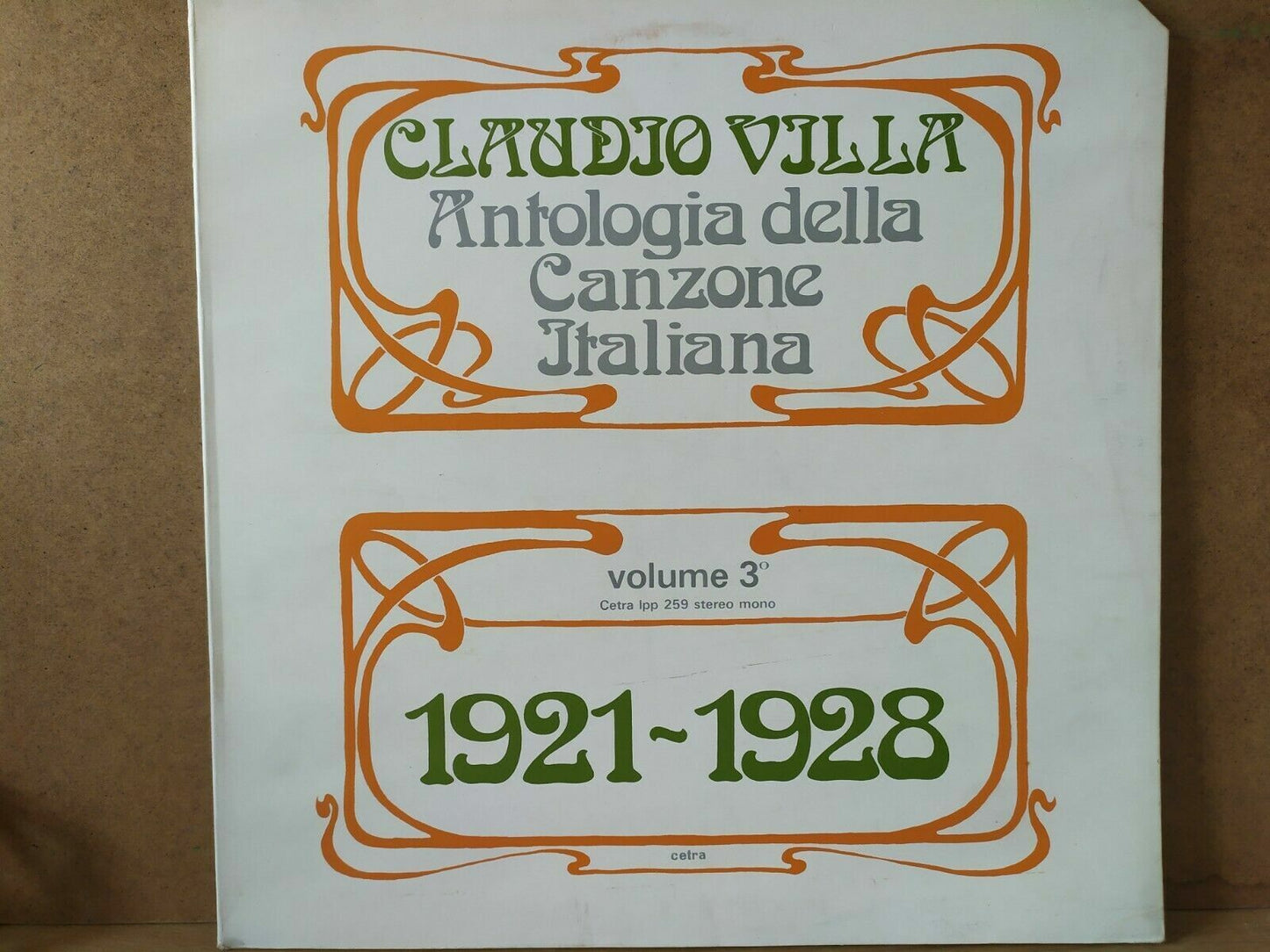 Claudio Villa – Anthology of Italian Song Vol. 3 1921-1928 