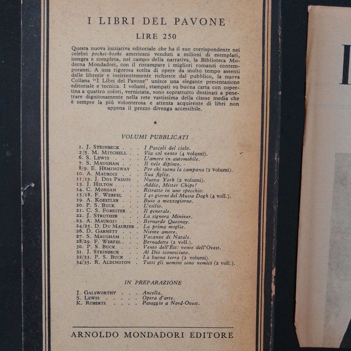 LES CODICILES DE MON ONCLE GUSTAVO. ANTONGINI, T.Antongini, MONDADORI 1954