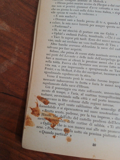 Cartagine In Fiamme, E.Salgari, A.Vallardi Ed., 1959