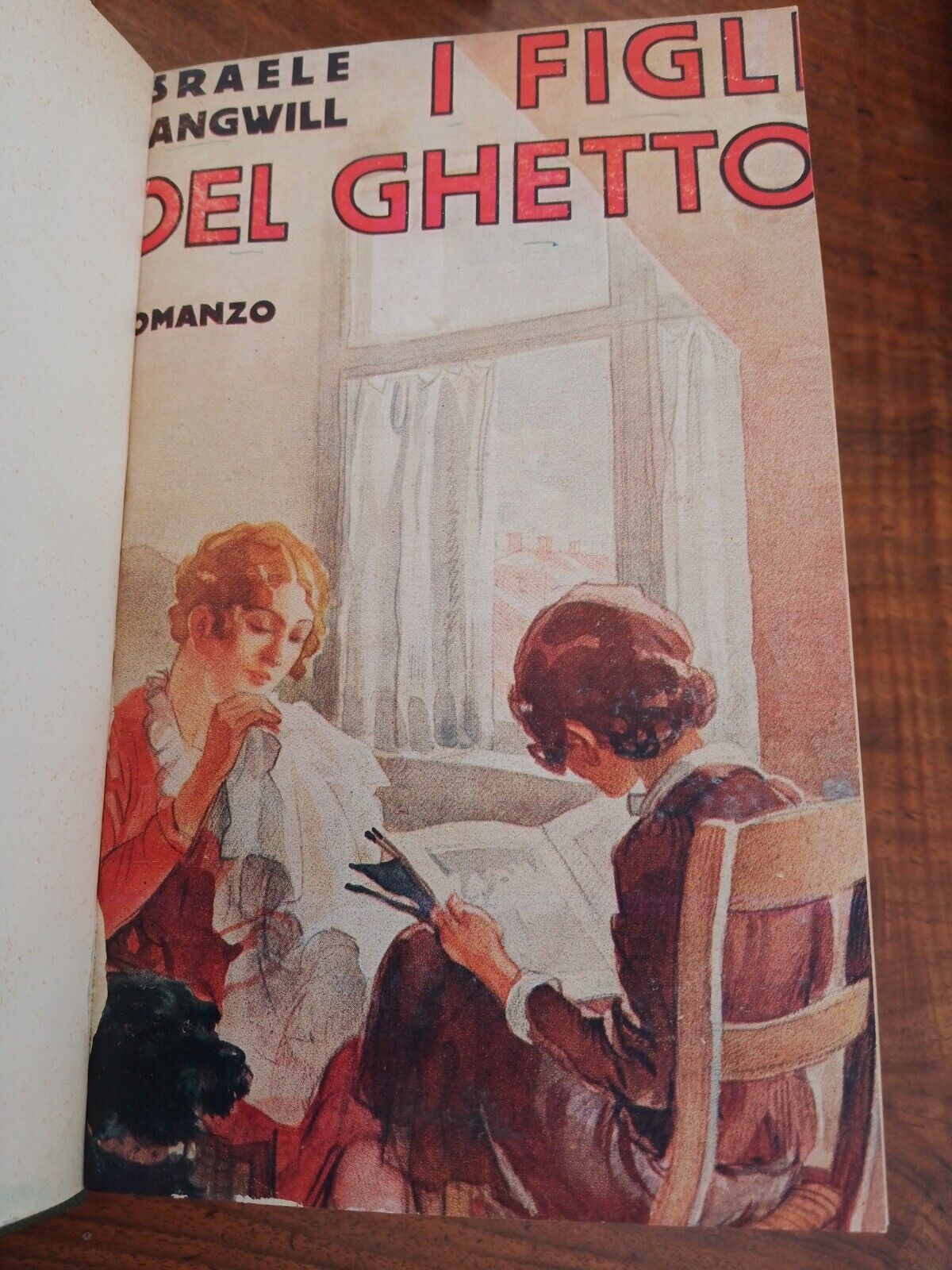 Les enfants du ghetto, I. Zangwill, éd. Sonzogno, 1932 Rare