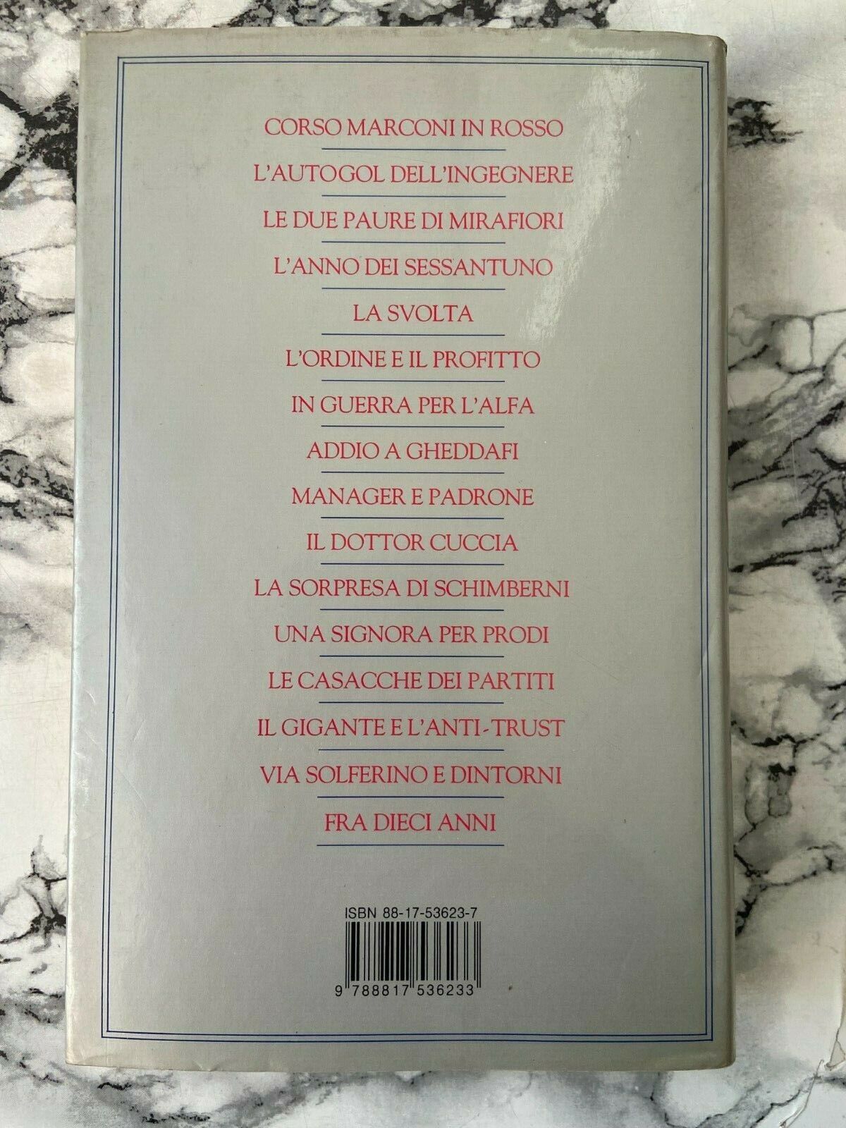 Livres - Cesare Romiti - Ces années chez FIAT - Turin, Piémont, histoire