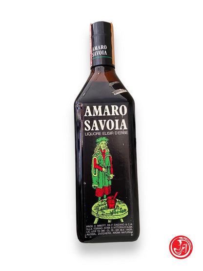 Bottle of Amaro di Savoia - herbal elixir liqueur 