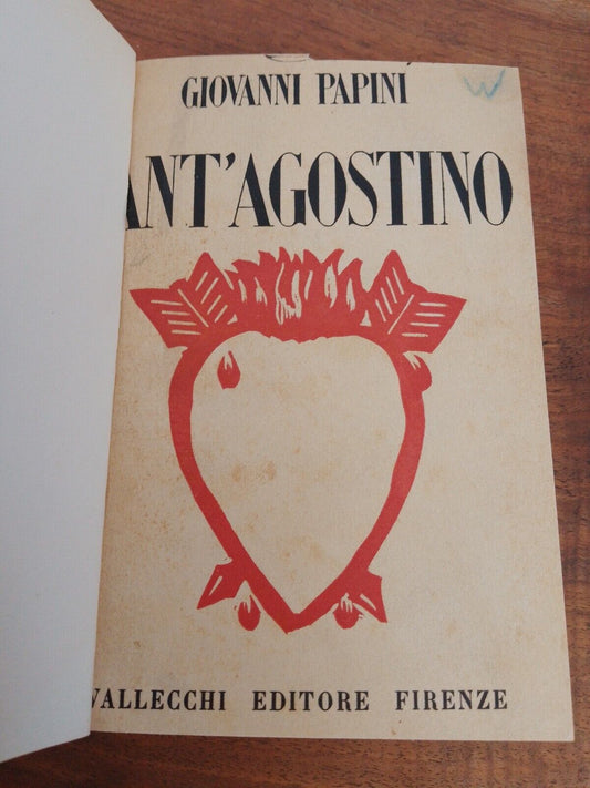 Saint Augustine - G. Papini - Vallecchi Ed. 1929